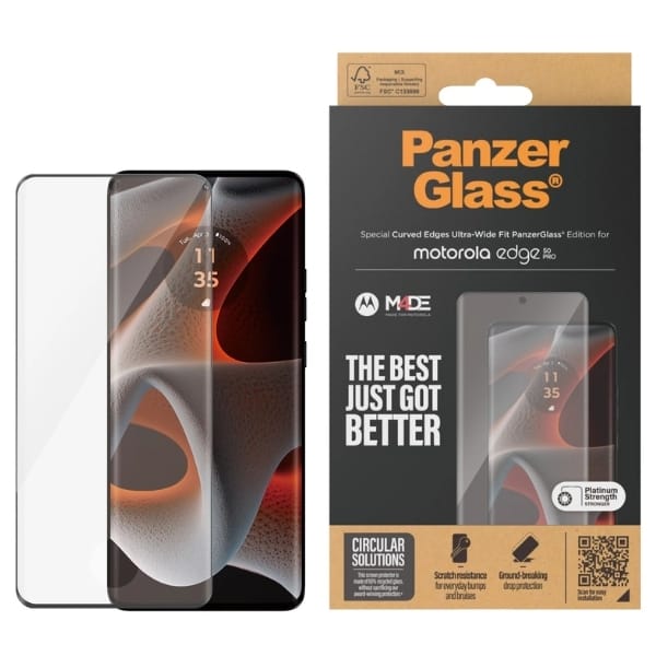 Szkło hartowane PanzerGlass Ultra-Wide   Fit do Motorola Edge 50 Pro / 50 Ultra