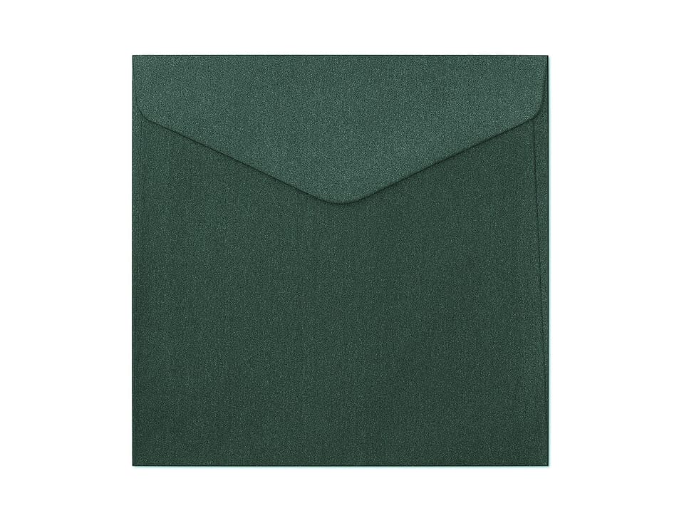 Koperta 160x160mm Pearl zielony 150g. (10szt.) 280344 Galeria Papieru