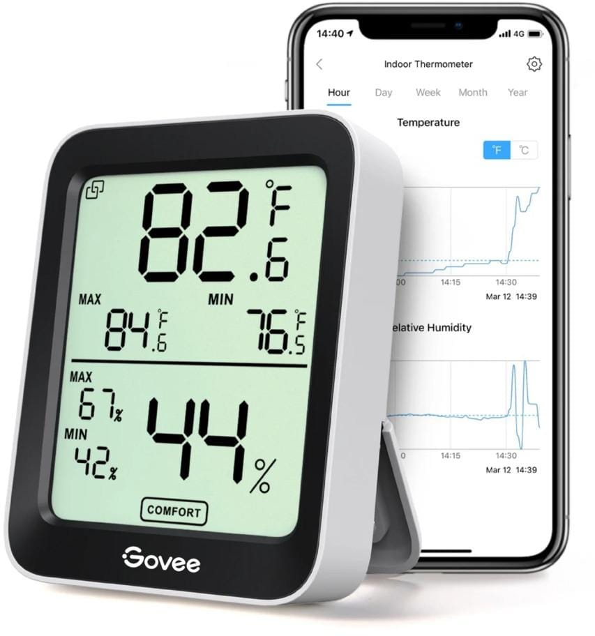 GOVEE H5075 BLUETOOTH THERMOMETER HYGROMETER WITH SCREEN