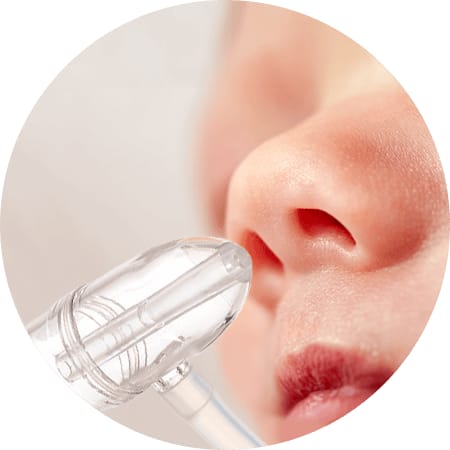 komfortowy aspirator do nosa dla dzieci