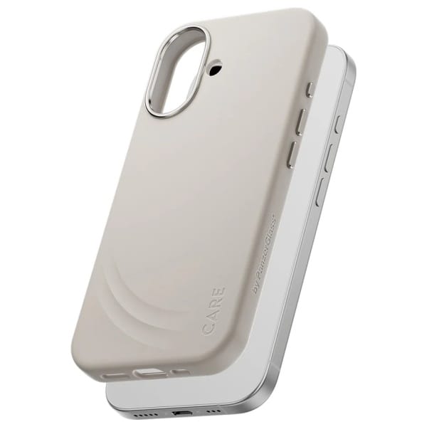 Etui CARE by PanzerGlass FLOW MagSafe do iPhone 17 waniliowy