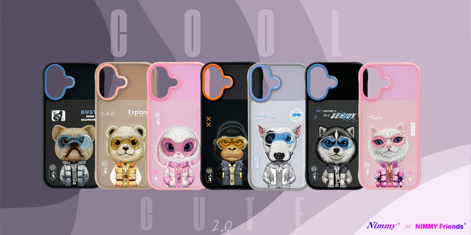 Etui Nimmy Cool&Cute 2.0 Rabbit do       iPhone 17 różowy