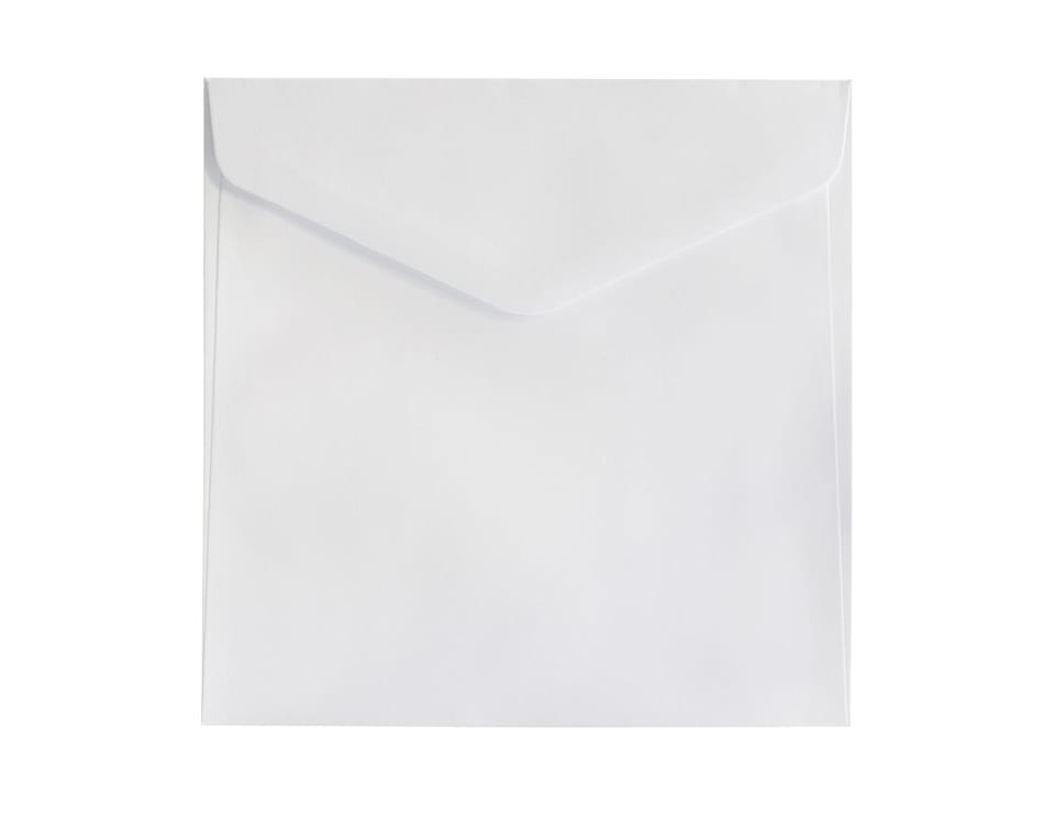 Koperta 160x160mm biały gładki 150g. (10) 280391 Galeria Papieru