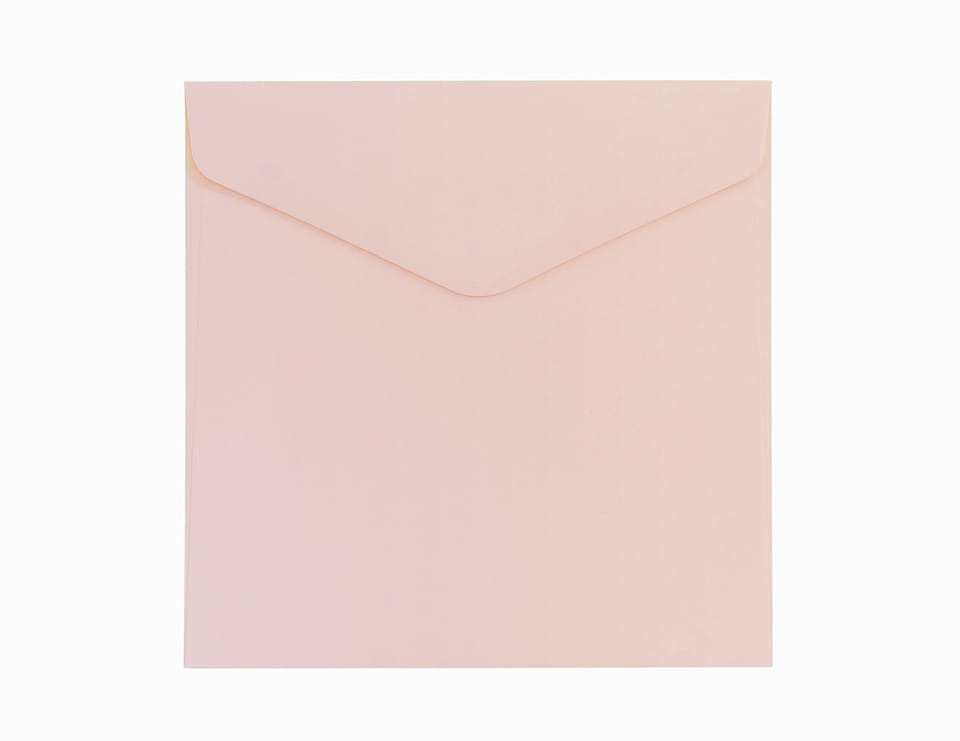 Koperta 160x160mm gładki róż satynowy 130g. (10sztuk) 280326 Galeria Papieru