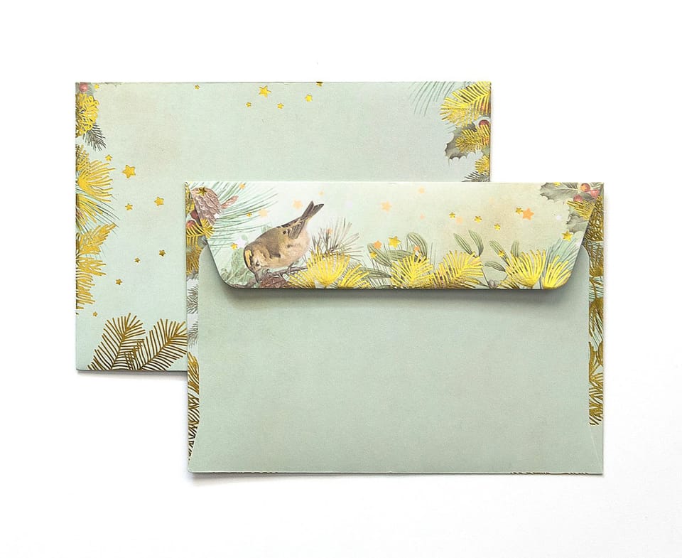 Koperta C6 Złote Święta P 120g. (10szt.) 280294 Galeria Papieru