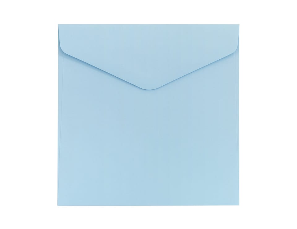 Koperta 160x160mm niebieski statynowany K 130g. (10sztuk) 280328 Galeria Papieru