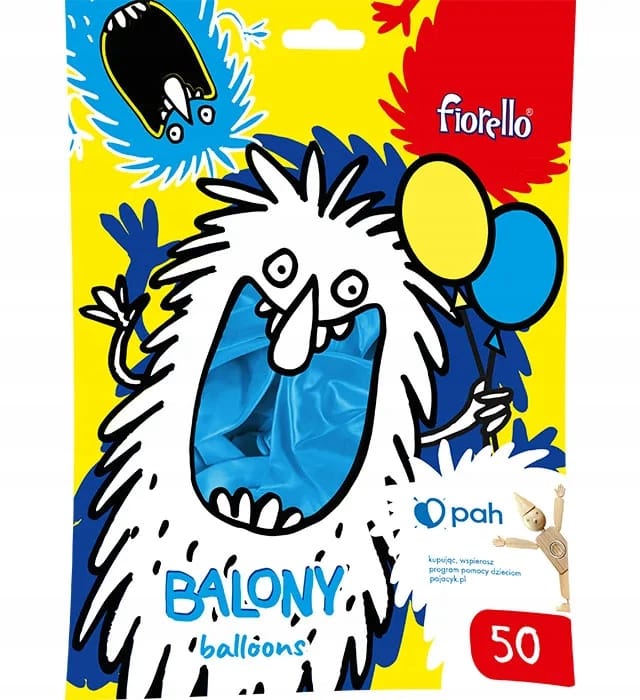 Balony metalizowane niebieskie 12` (50szt.) FIORELLO 170-2653