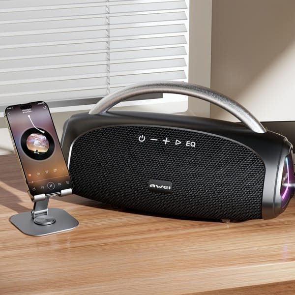 Głośnik bezprzewodowy AWEI KA39 100W     Bluetooth 5.3 przenośny zewnętrzny czarny