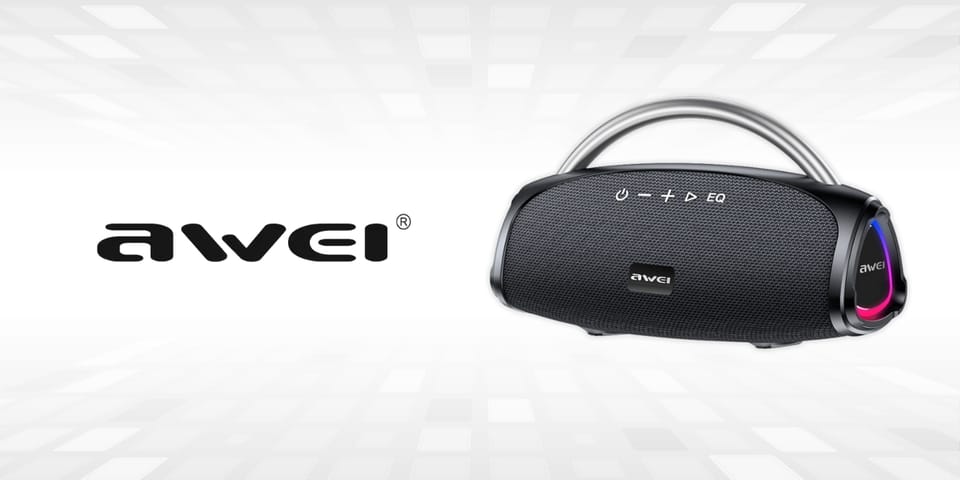 Głośnik bezprzewodowy AWEI KA39 100W     Bluetooth 5.3 przenośny zewnętrzny czarny