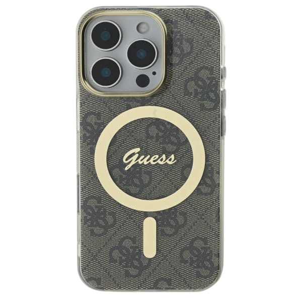 Guess GUHMP16XH4STW iPhone 16 Pro Max 6.9" brązowy/brown hardcase IML 4G MagSafe