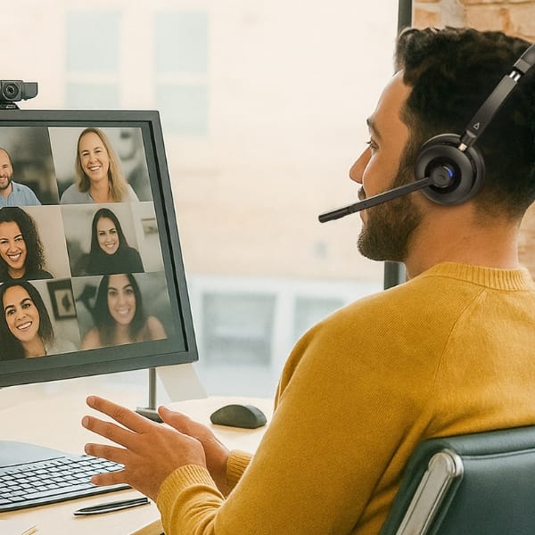 Słuchawki bezprzewodowe z mikrofonem     Creative Chat Wireless Bluetooth czarny