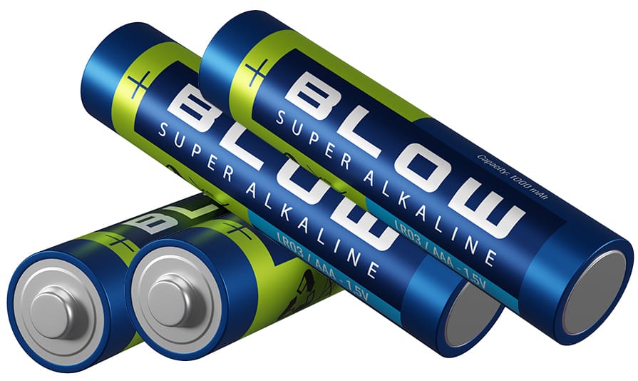 Baterie alkaliczne Blow Super Alkaline AAA LR3 (4 sztuki)