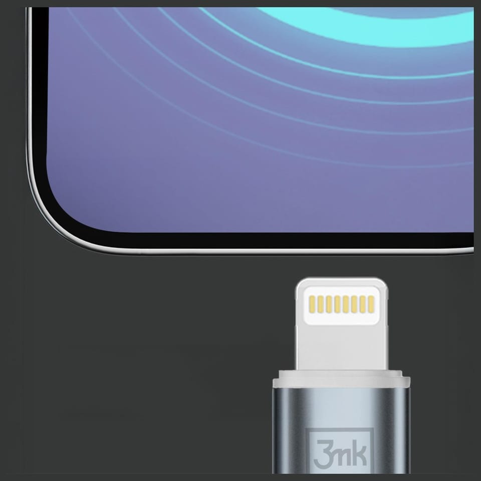 Kabel 3MK Hyper Cable N-SERIES USB-C do  Lightning 1m 9V/2A 20W biały