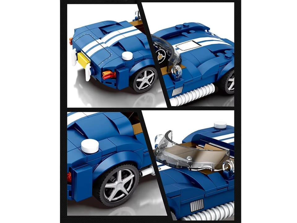 Klocki techniczne Sportowe auto NIEBIESKI klasyczny roadster 312-ele ZA5792 pol_pl_Klocki-techniczne-Sportowe-auto-NIEBIESKI-klasyczny-roadster-312-ele-ZA5792-22474_4