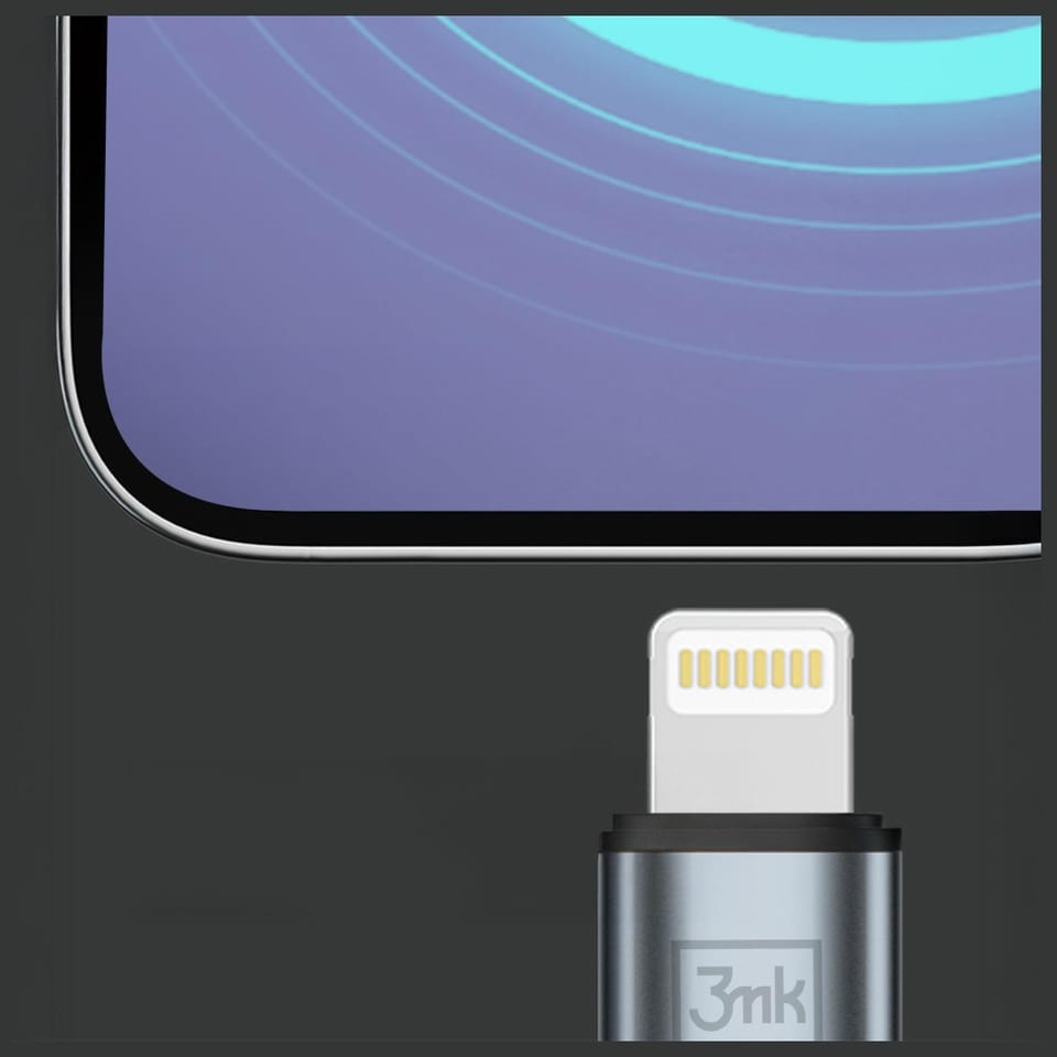 Kabel 3MK Hyper Cable N-SERIES USB-A do  Lightning 1m 5V/2.4A 12W czarny