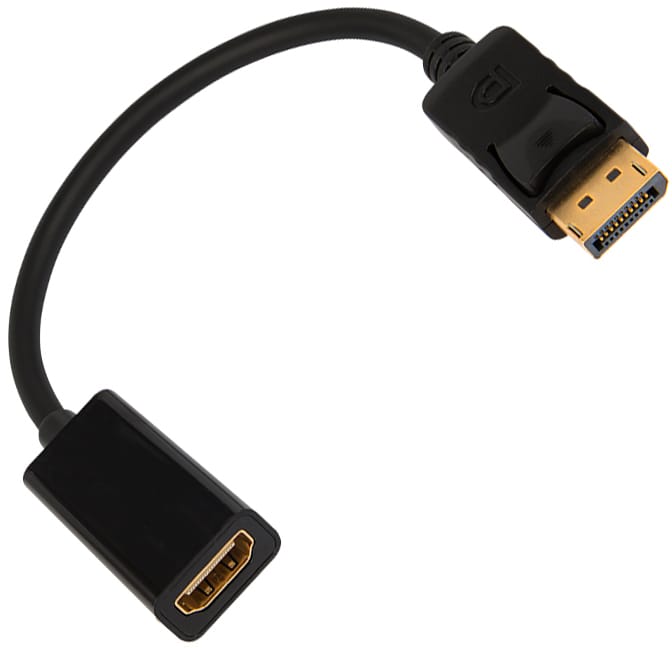 Przejście gniazdo HDMI na wtyk DISPLAY PORT 0,2m