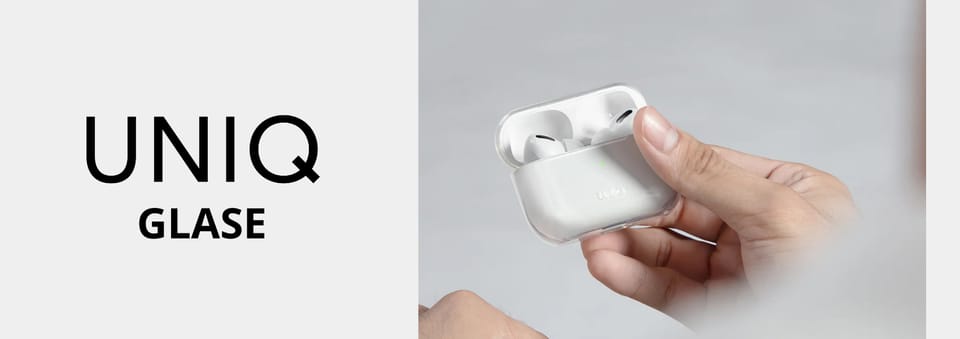 UNIQ etui Glase AirPods 4                przezroczysty/glossy clear