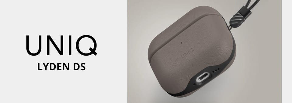 UNIQ etui Lyden DS AirPods 4 szary/flint grey