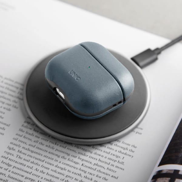 UNIQ etui Lyden DS AirPods Pro 2 gen(2022/2023) beżowo-zielony/ivory-lichen green