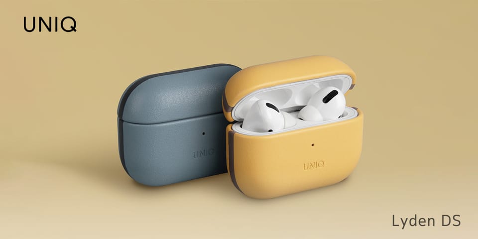 UNIQ etui Lyden DS AirPods Pro 2 gen(2022/2023) beżowo-zielony/ivory-lichen green