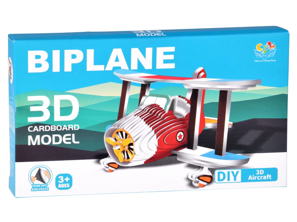 Puzzle 3D kartonowy model SAMOLOT zrób to sam DIY 62 ele ZA5721 pol_pl_Puzzle-3D-kartonowy-model-SAMOLOT-zrob-to-sam-DIY-62-ele-ZA5721-22396_1