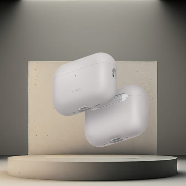 Etui UNIQ Lino do AirPods Pro 3 gen      Silicone beżowy
