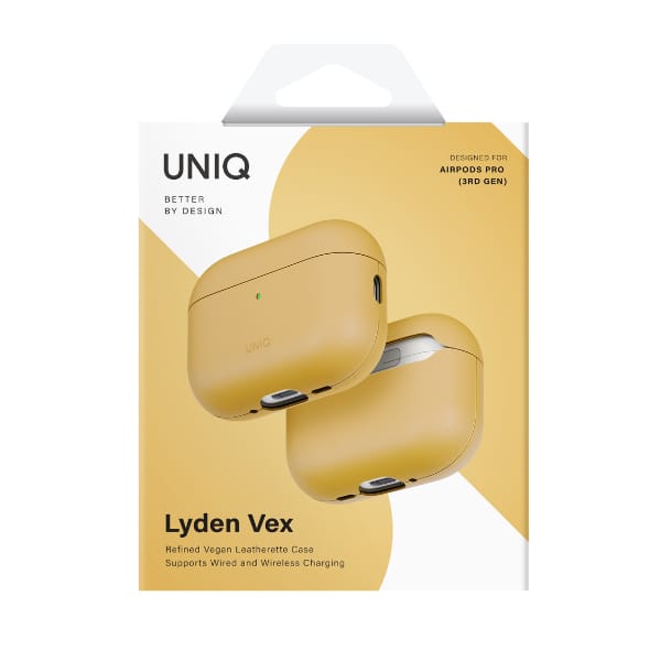 Etui UNIQ Lyden Vex do AirPods Pro 3 gen żółty