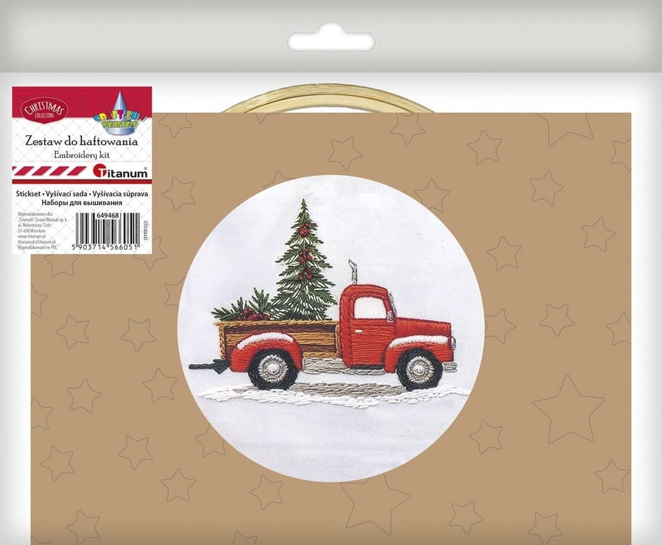 Zestaw do haftowania Samochód 649468 TITANUM