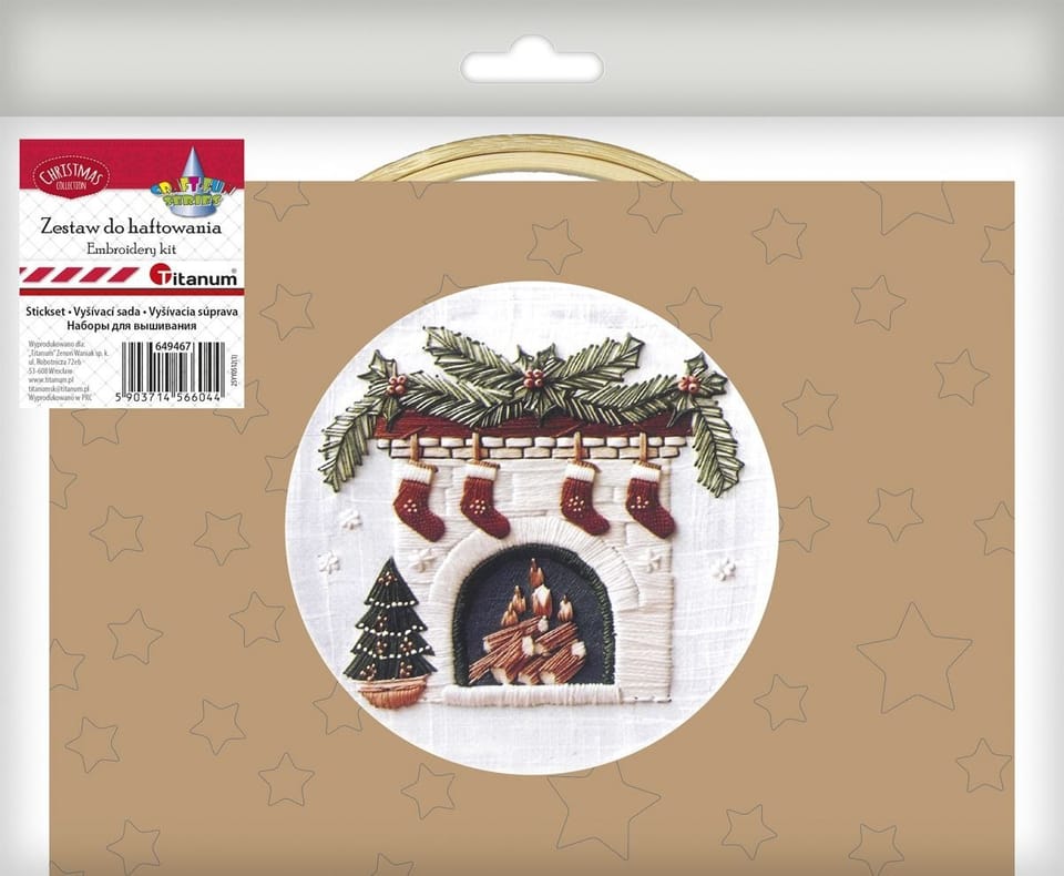 Zestaw do haftowania Kominek 649467 TITANUM