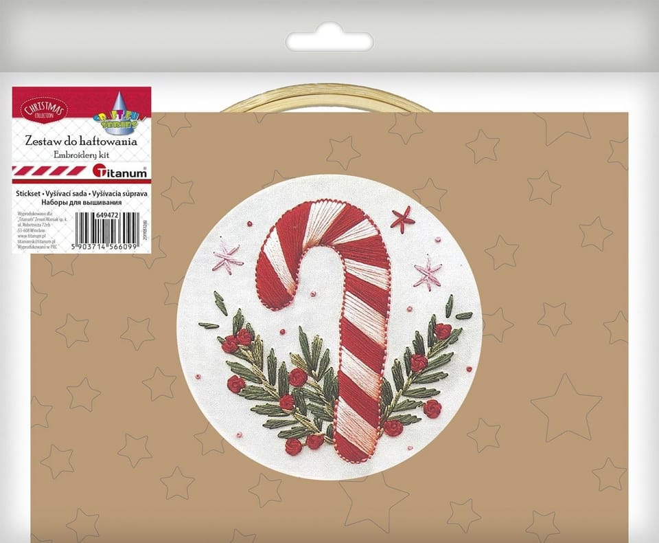 Zestaw do haftowania Cukrowa Laska 649472 TITANUM