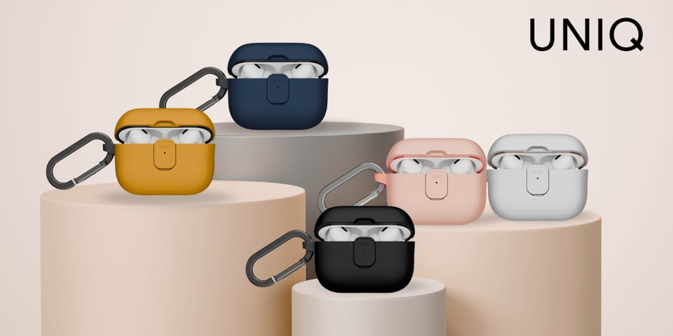 Etui UNIQ Clyde do AirPods Pro 3 gen     żółto szary