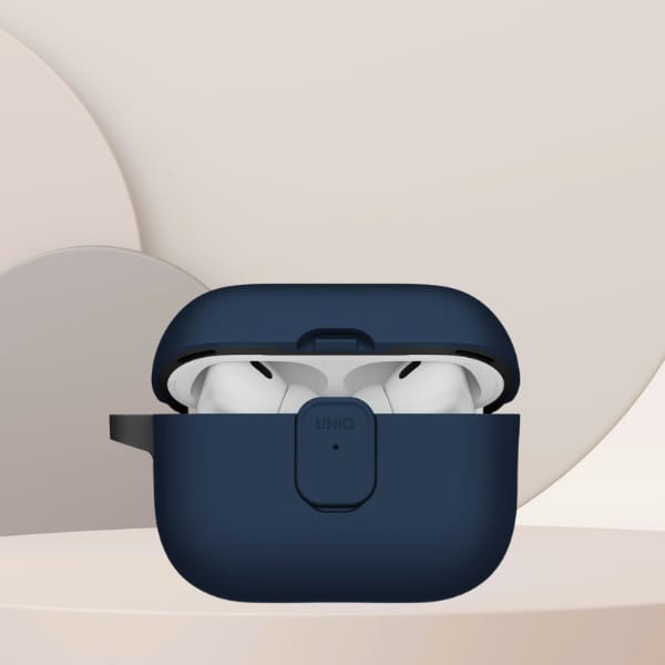 Etui UNIQ Clyde do AirPods Pro 3 gen     niebiesko szary