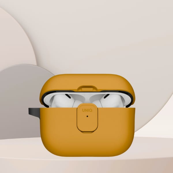 Etui UNIQ Clyde do AirPods Pro 3 gen     żółto szary