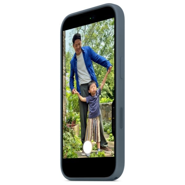 Etui Apple Silicone Case MagSafe do      iPhone 17 niebieski