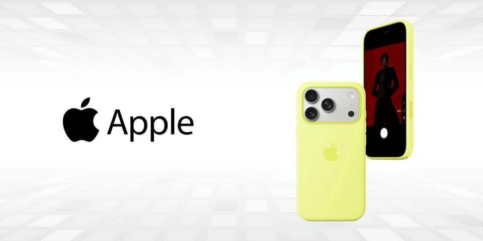 Etui Apple Silicone Case MagSafe do      iPhone 17 Pro żółty