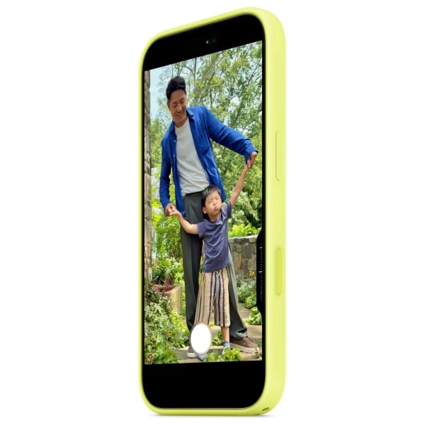 Etui Apple Silicone Case MagSafe do      iPhone 17 żółty