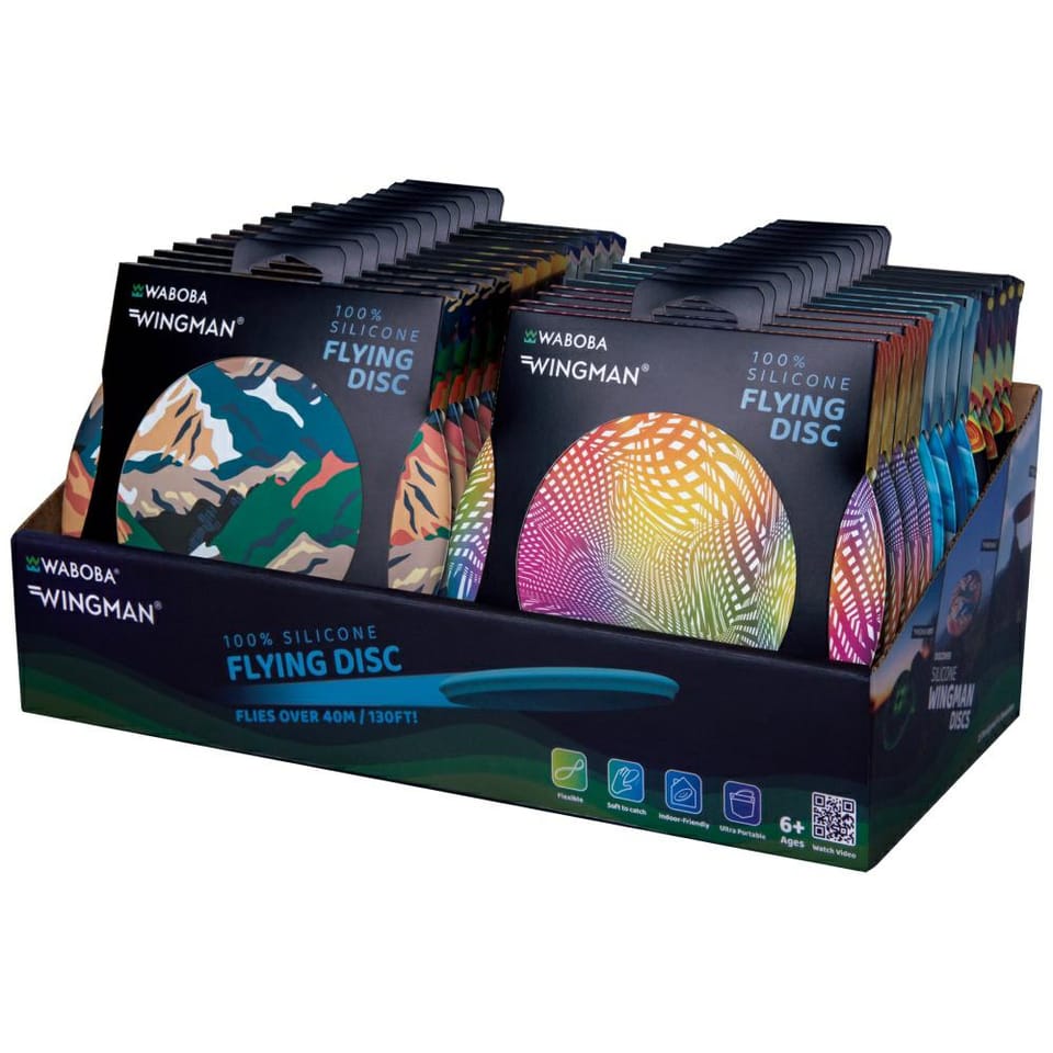 Frisbee Waboba Wingman dysk silikonowy   15cm (Produkt w kilku kolorach - wysyłka losowa)