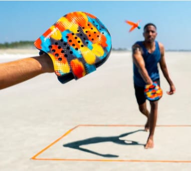 Gra zręcznościowa Waboba Battlebird 2x   rakietka na ręke 2x lotka 2x pole do gry