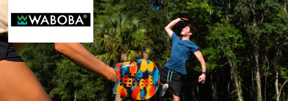 Gra zręcznościowa Waboba Battlebird 2x   rakietka na ręke 2x lotka 2x pole do gry