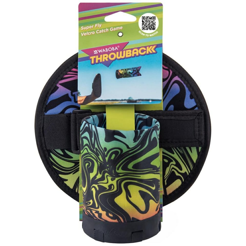 Gra zręcznościowa Waboba Throwback 2x    paletka 1x lotka do rzucania