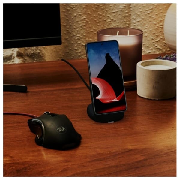 Ładowarka indukcyjna Motorola TurboPower 15W Stand Pad Qi czarna