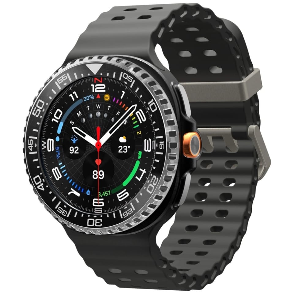 Nakładka Spigen Bezel Tune Pro Diver do  Samsung Galaxy Watch 8 46mm czarny