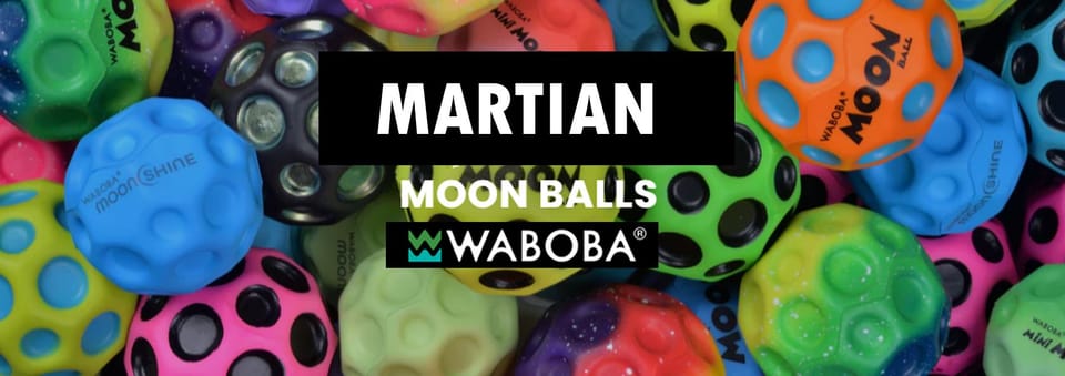 Piłeczka do odbijania Waboba Martian     Moon (Produkt w kilku kolorach - wysyłka losowa)