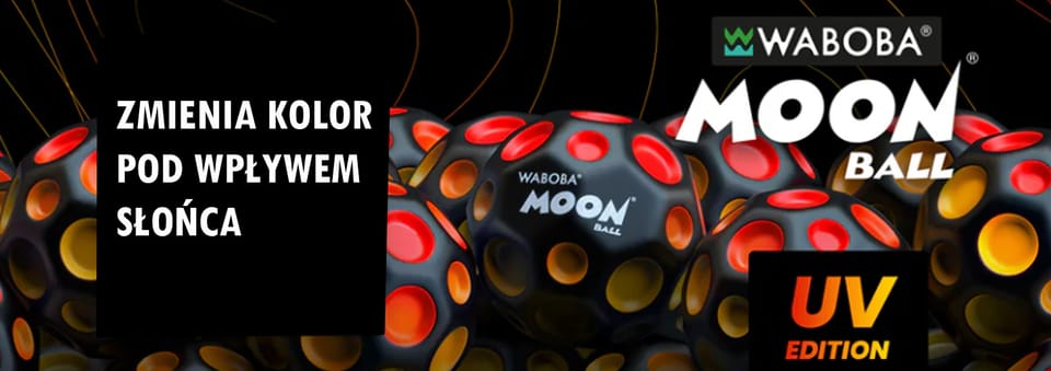Piłeczka do odbijania Waboba UV Moon     (Produkt w kilku kolorach - wysyłka losowa)