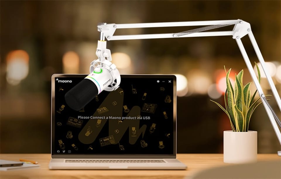 Mikrofon Maono PD200XS (biały)