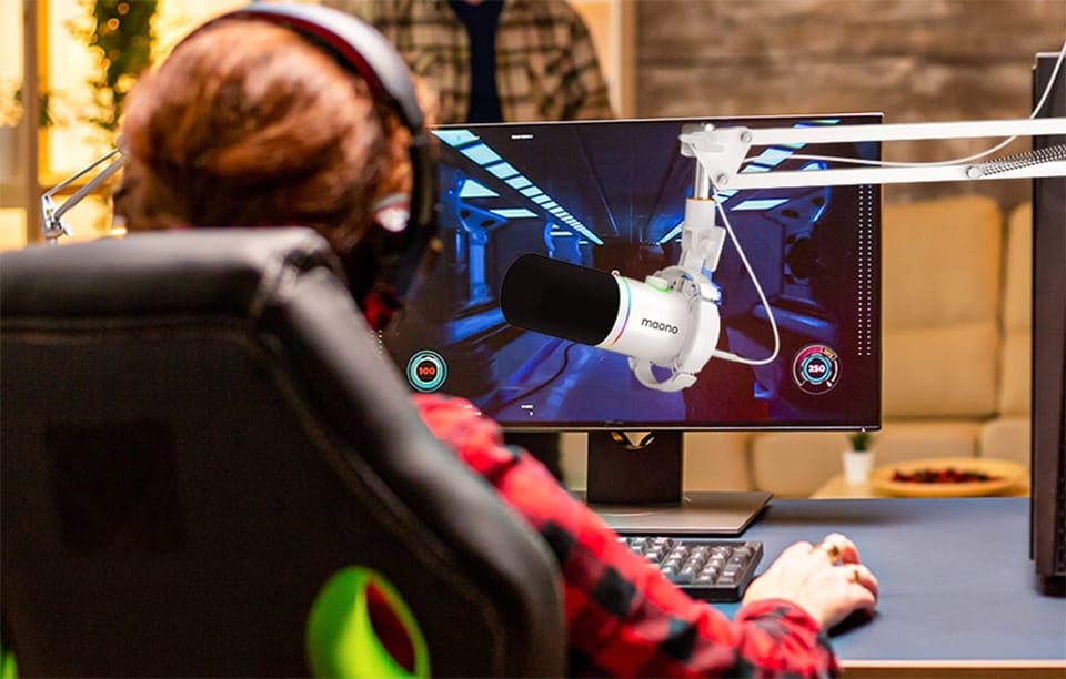 Mikrofon Maono PD200XS (biały)