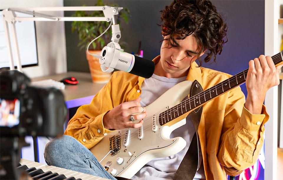 Mikrofon Maono PD200XS (biały)