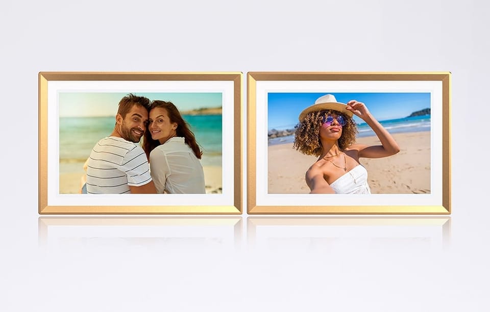 Cyfrowa ramka na zdjęcia Arzopa D10 (złota) 10.1"