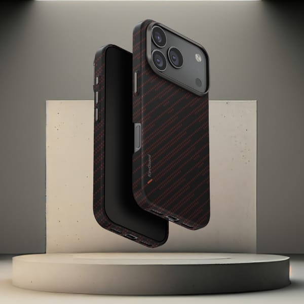 Etui UNIQ Keva EDGE do iPhone 17 Pro     Magclick Charging pomarańczowy