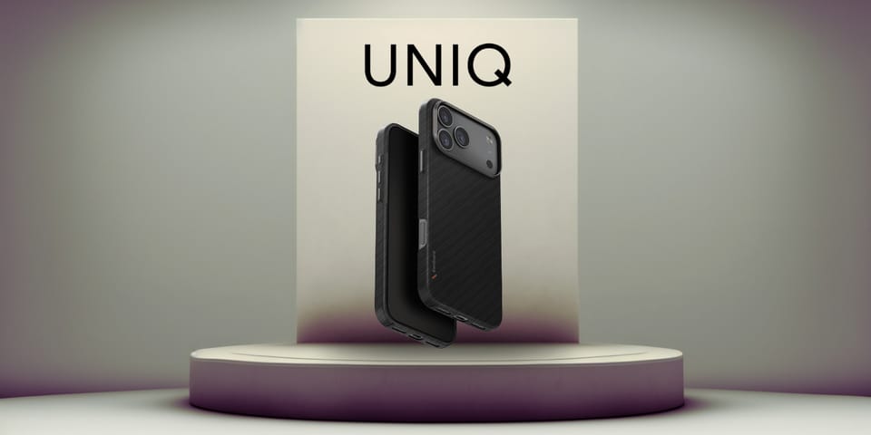 Etui UNIQ Keva EDGE do iPhone 17 Pro Max Magclick Charging czarny